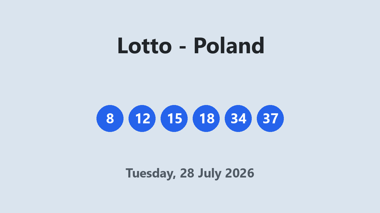 Lotto results 28 July 2026